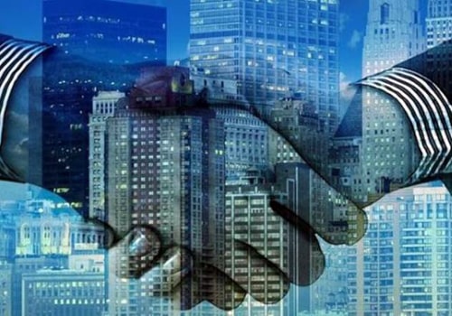 handshake in corporate world of digital transformation